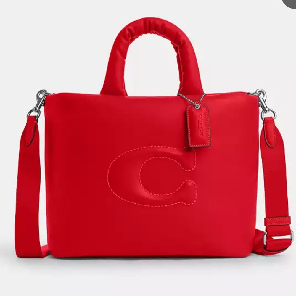 NEW Coach pillow tote bag
